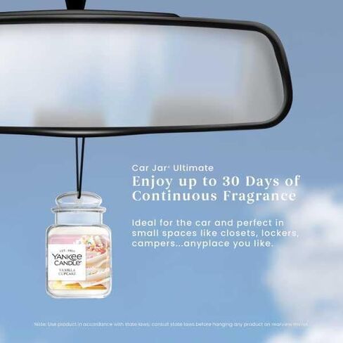 Yankee Candle Car Jar, Vanilla Cupcake (Pack of 6) in Kuwait