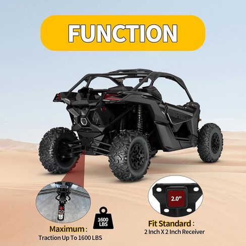 PSLER 2" Rear Bumper Tow Trailer Hitch - Receiver Kit for 2017-2023 Maverick X3/2017-2021 Maverick Turbo/Max Turbo/X DS/X RS Turbo in Kuwait