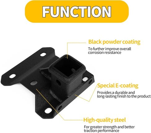 PSLER 2" Rear Bumper Tow Trailer Hitch - Receiver Kit for 2017-2023 Maverick X3/2017-2021 Maverick Turbo/Max Turbo/X DS/X RS Turbo in Kuwait