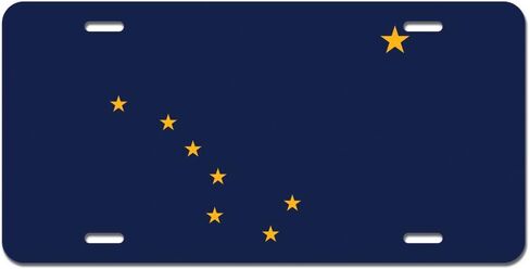 GRAPHICS & MORE Alaska State Flag Novelty Metal Vanity License Tag Plate in Kuwait