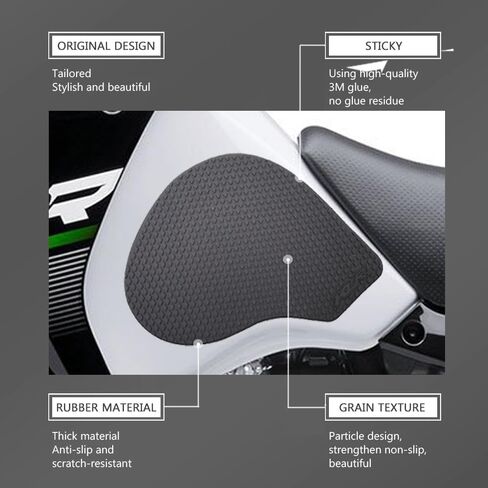 For Kawasaki KLR 650 KLR650 2008-2018 Motorcycle Accessories Side Fuel Tank pad Tank Pads Protector Stickers Decal Gas Knee Grip Traction Pad Tankpad in Kuwait