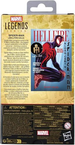 Marvel Legends Series Spider-Man Hellfire Gala X-Men: Hellfire Gala Comics 6-Inch Collectible Figure in Kuwait