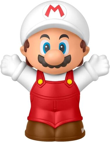 My Mario Fisher-Price Little People 7 cm, My Mario Fire Mario Action Figures For Kids in Kuwait