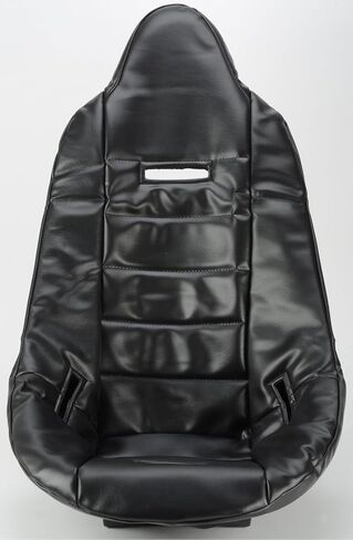 JEGS Pro High Back Vinyl Seat Cover | Black | Cover Only, Seat Available Separately | Male Snaps to Attach to Seat Available Separately |15.5 Inch Hip Width in Kuwait