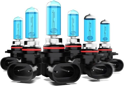 Fog Light Bulbs Fit For Dodge Ram 2009-2018, 9145 High Performance Fog Lights Halogen Light Bulb, 6000K White Light, Pack of 2 in Kuwait