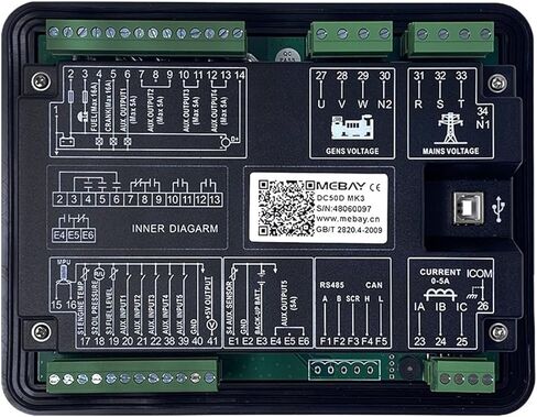 DC52D MK3 DC50D Diesel Generator Set Controller Control Panel in Saudi Arabia