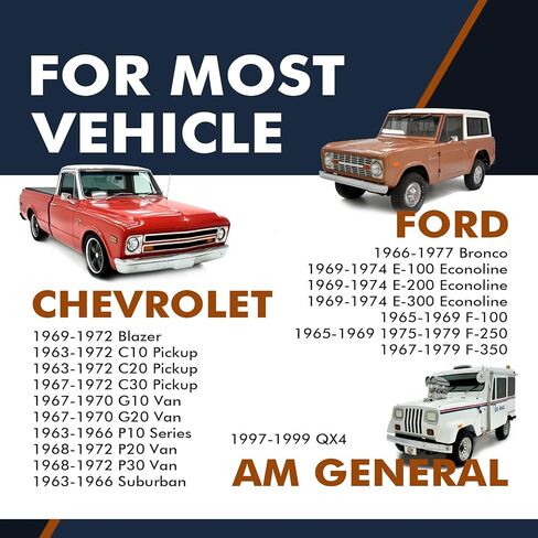 PM Auto زوج من 2 ممتص الصدمات الخلفي لـ 1967-1979 Ford F-350 in Kuwait