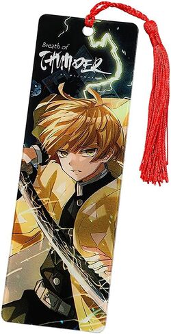 Anime Demon Kamado Acrylic Bookmark - Anime Tanjiron Zenitsu Giyuu Kyoujurou Figure Page Mark Reading Tool, Holiday Gifts for Reading Fans Book Lovers Bookworm (6pcs Style A) in Kuwait