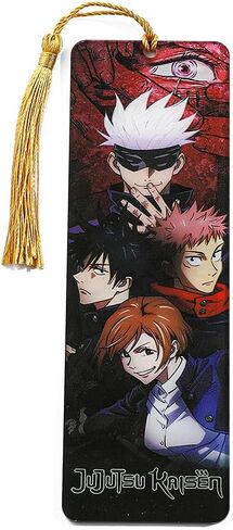 Anime Demon Kamado Acrylic Bookmark - Anime Tanjiron Zenitsu Giyuu Kyoujurou Figure Page Mark Reading Tool, Holiday Gifts for Reading Fans Book Lovers Bookworm (6pcs Style A) in Kuwait