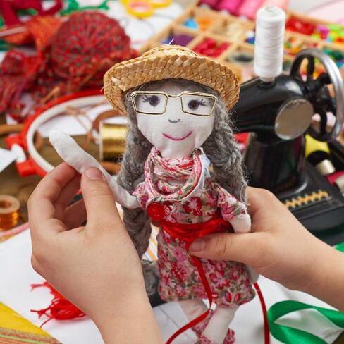 VICASKY 10 Pairs Mini Doll Dress-up Glasses Frames No Lens Decorative Eyewear Accessories for 1.25In Dolls Perfect for Doll Costumes and Gift Sets in Kuwait