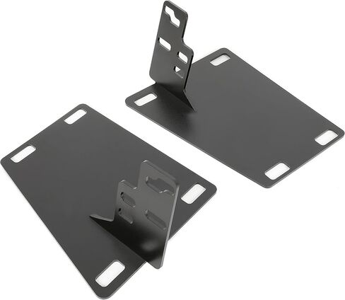 HECASA 4th to 2nd Gen Bumper Conversion Brackets Compatible with Dodge Ram 1500/2500/3500 from 94-02 2nd Gen Body (Electrophoresis Black) in Kuwait