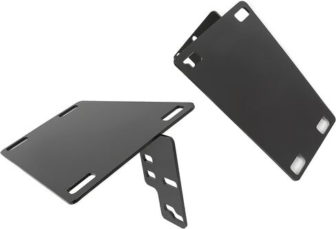 HECASA 4th to 2nd Gen Bumper Conversion Brackets Compatible with Dodge Ram 1500/2500/3500 from 94-02 2nd Gen Body (Electrophoresis Black) in Kuwait