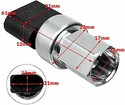 A C Air Conditioning Pressure Switch Sensor for Audi A1 A3 A4 A6 Q3 Q7 TT for Porsche 911 Boxster Cayman 1K0959126E 1K0959126D in Kuwait