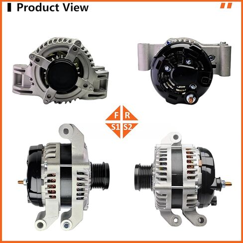 Alternator Compatible with Jeep Grand Cherokee & FOR Dodge-Challenger,Charger, Durango&FOR Chrysler 300&FOR Ram1500,-V6 3.6L-Replace# 421000-0750,421000-0751,04801779AG,11572N,11937 in Saudi Arabia