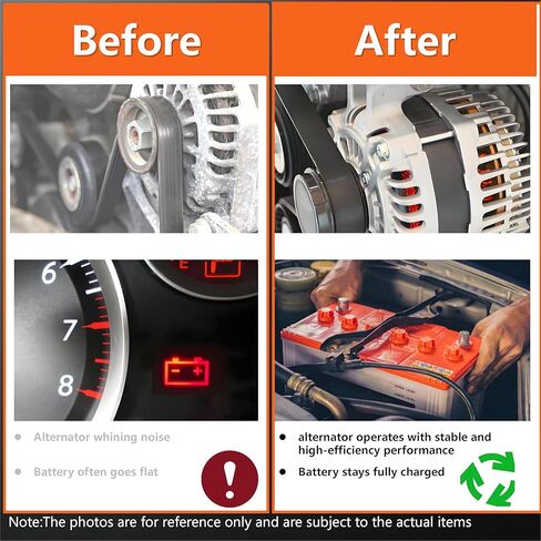 Alternator Compatible with Honda Accord 2013-2017 L4 2.4L, Automatic CVT Transmission, Replace# 14489N 11999 A5TL0581, A005TL0581, 31100-5A2-A02, 31100-5A2-AA000M2, AHGA88, AMT0277, AHGA88 in Saudi Arabia