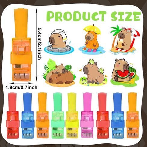 36Pcs Capybara LED Finger Lights Animal Party Favors Glow in the Dark Light Up s Capybara Themed s Bulk for Birthday Party Favors Treasure Box Goodie Bag Stuffer Birthday Gifts Prize in Saudi Arabia