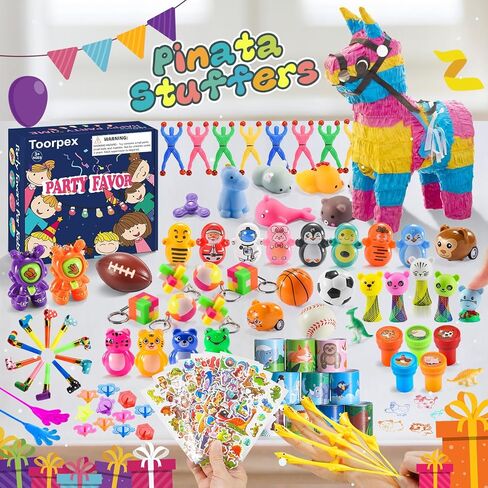Party Favors for Kids Goodie Bags Stuffers, Treasure Chest for Kids Prize Box Toys for Classroom 8-12 4-8, Bulk Small Toys for Boys Girls Birthday Pinata Gift Bag Fillers 3-5 in Kuwait