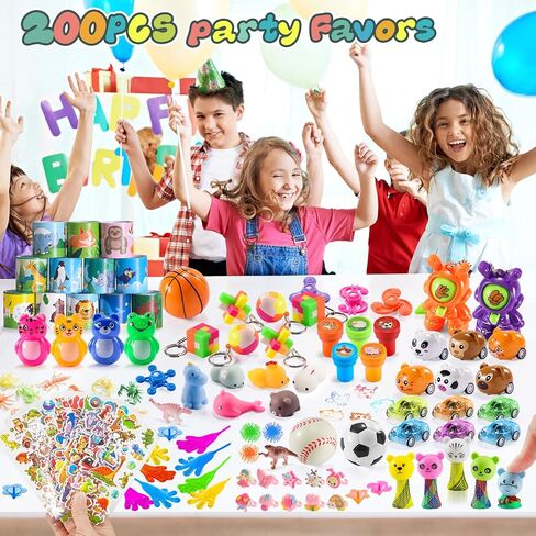 Party Favors for Kids Goodie Bags Stuffers, Treasure Chest for Kids Prize Box Toys for Classroom 8-12 4-8, Bulk Small Toys for Boys Girls Birthday Pinata Gift Bag Fillers 3-5 in Kuwait