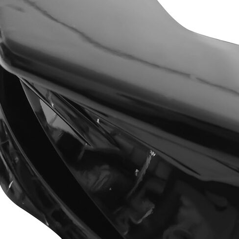 IKON MOTORSPORTS، شفة ناشرة المصد الخلفي مع ضوء متوافق مع موديلات 2018-2024 Toyota Camry LE XLE فقط، حقن أسود لامع PP إضافة إلى سد الهواء الخلفي السفلي الواقي من الصدمات مجموعات هيكل الشفة in Kuwait