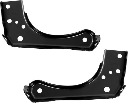 KUAFU Front Bumper Bracket Compatible with 1997-2002 Dodge Ram 1500 2500 3500 Replacement for CH1066111 CH1067111 55076778AB 55076779AB Steel Electrophoresis Primed Black Inner Left & Right Side in Kuwait