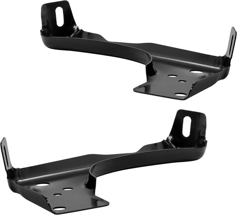 KUAFU Front Bumper Bracket Compatible with 1997-2002 Dodge Ram 1500 2500 3500 Replacement for CH1066111 CH1067111 55076778AB 55076779AB Steel Electrophoresis Primed Black Inner Left & Right Side in Kuwait