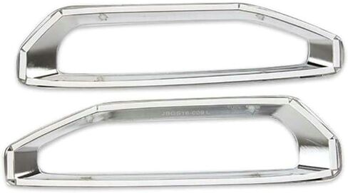 1Pair Chrome Front Bumper Fog Bumper Cover Trims Molding for GMC Sierra 2014 2015 2016 2017 2018 in Kuwait