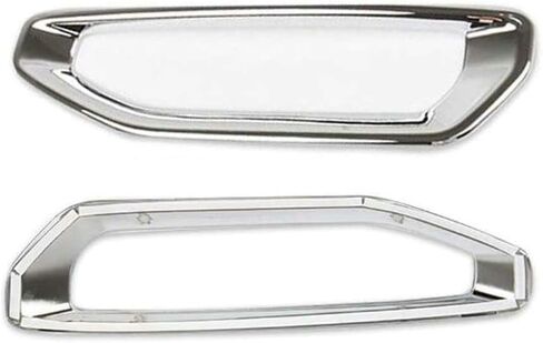 1Pair Chrome Front Bumper Fog Bumper Cover Trims Molding for GMC Sierra 2014 2015 2016 2017 2018 in Kuwait