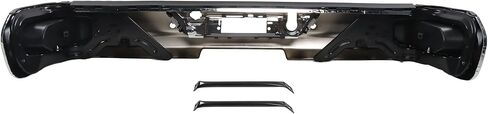 Chrome Steel Rear Step Bumper with Park Assist Sensors Holes Replacement for Sierra Silverado 2500 3500 2020-2025 GM1103217 in Kuwait