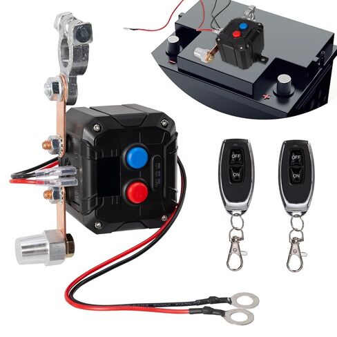 Kill Switch for Car with Voltage Display,12V/24V,200A,Anti Theft,Cut Off Battery Switch for Automotive Car Boat in Saudi Arabia