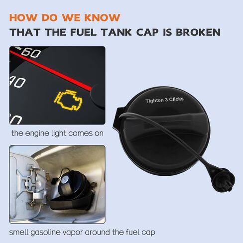 Replacement Gas Cap for Jaguar F-Pace 2016-2021 – Vapor Tight Seal, Non-Locking Fuel Tank Cap in Saudi Arabia