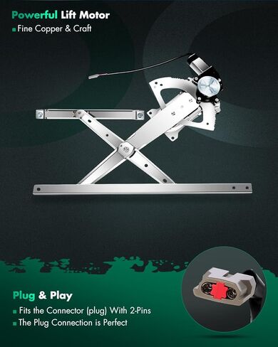 SCITOO Front Left Driver Side Power Window Regulator With Motor Fit for 1991-2001 for Ford for Explorer,2002-2005 for Ford for Explorer Sport Trac,741-673 in Kuwait