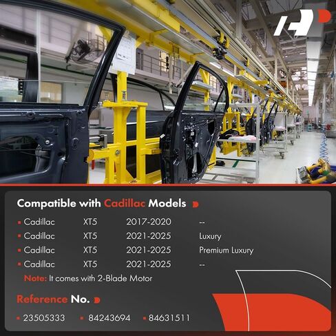 منظم نوافذ كهربائي من الجانب الأيسر للسائق A-Premium مع محرك متوافق مع كاديلاك XT5 2017-2025 in Kuwait