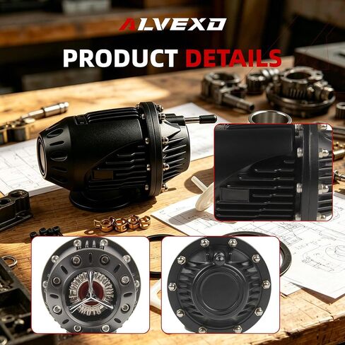 Blow Off Valve Compatible with SQV4-Style Adapter, Aluminum Construction, Black, Universal Turbocharger BOV Adapter, Black in Saudi Arabia