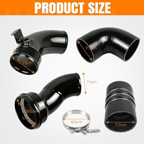 667-300 Cold Side Intercooler Pipe Kit Compatible with Ford F-Series F250 F350 F450 F550 Super Duty 6.7L V8 Diesel 2011-2016 in Saudi Arabia