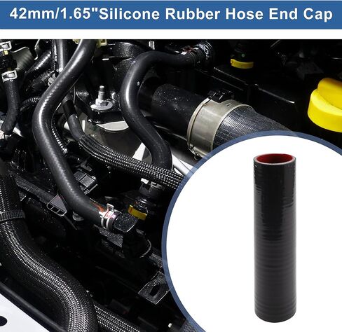 Motoforti Straight Silicone Coupler Hose 1-5/8"(42 Mm) ID 3 Layers Cloth High Temp Reinforced 7.9" Leg Length Intercooler Radiator Pipe TubeRadiator Coolant Tube Black in Kuwait