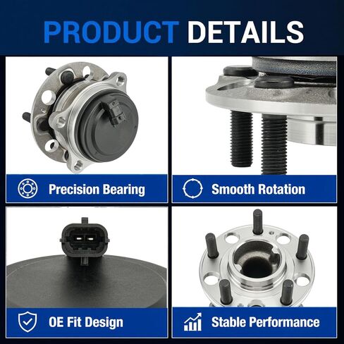 Rear Wheel Hub Bearing Assembly 512646 Fit for Kia Sorento 2016-2020, Kia Telluride 2020-2023, Hyundai Palisade 2020-2023 FWD in Saudi Arabia
