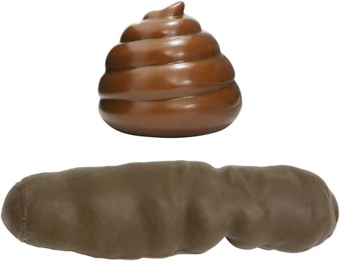 Novelty 2 Design Squishy Stretchy Fake Poo Stress Relief Toys, Funny Joke Fidget Anxiety Prank Poop Shape Sensory Toy for Adults Teens Birthday Party Favor in Saudi Arabia