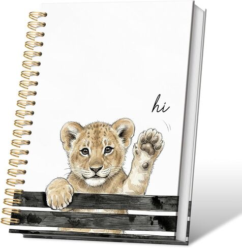 Funny Black Cat Office Notebook for Note Taking, Work Journal for Women Men, Cat Lover Gifts for Women Men, Cute Notebooks for School Supplies, 5.5x8.3 Inch in Kuwait