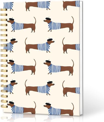 Trendy Tennis Notebook, Preppy Sports Gift, Tennis Racket Print, Cute College Ruled Writing Journal for Home School College, Office and School Supplies, Hardcover Notebook Journal 5.5x8.3 in Kuwait