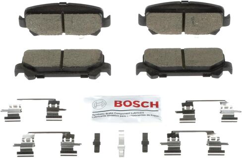 BOSCH BC1806 QuietCast Premium Ceramic Disc Brake Pad Set - Compatible with Select Chevrolet Colorado; GMC Canyon; REAR in Kuwait