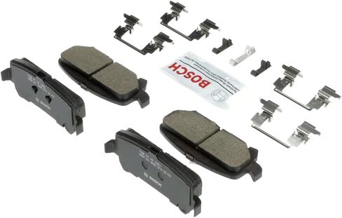 BOSCH BC1806 QuietCast Premium Ceramic Disc Brake Pad Set - Compatible with Select Chevrolet Colorado; GMC Canyon; REAR in Kuwait