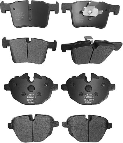 PM Auto Set of 8 Front-Rear Ceramic Brake Pad Kit Compatible With 2011-2017 BMW X3 in Kuwait