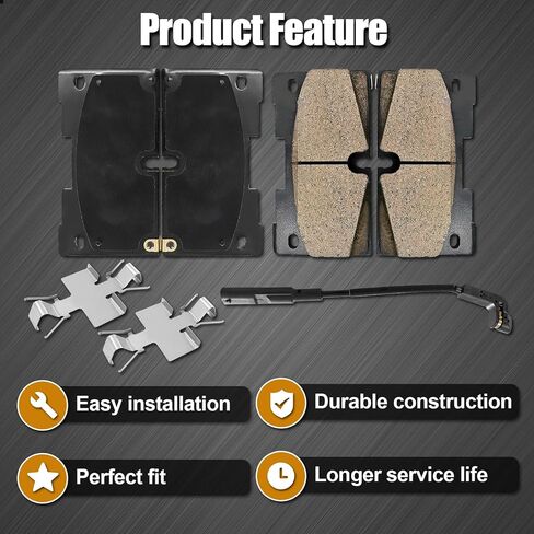85663434 Front Disc Brake Pad Set Compatible with Cadillac Escalade for Chevy Suburban for Tahoe for GMC Yukon/Yukon XL 2021-2024 for Silverado 1500 for GMC Sierra 1500 2019-2024 Replaces # 85663434 in Saudi Arabia