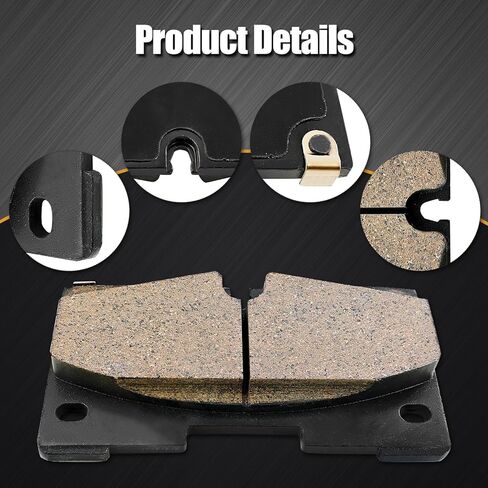 85663434 Front Disc Brake Pad Set Compatible with Cadillac Escalade for Chevy Suburban for Tahoe for GMC Yukon/Yukon XL 2021-2024 for Silverado 1500 for GMC Sierra 1500 2019-2024 Replaces # 85663434 in Saudi Arabia