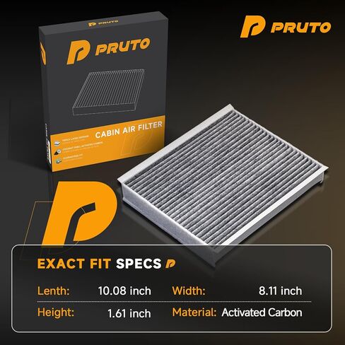 Cabin Air Filter with Activated Carbon - Replacement for CF12150 6081C - Fits 2015-2026 Ford F-150 F-250 F-350 Expedition Navigator - Odor Elimination Premium Truck Filter in Saudi Arabia