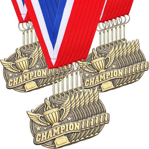 Tondiamo 20 Pcs Award Medals Bulk 2'' Gold Softball Medals 3D Trophy Awards for Softball Game Player Sports Team Competition Participation Tournament Party Favors in Kuwait