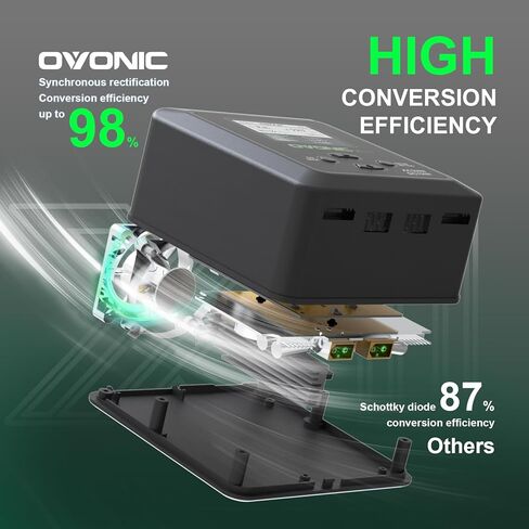 OVONIC X1 Ultra Dual RC LiPo Balance Charger for 1S-6S Lipo Batteries, Life/NiCd/NiMH/LiHV, AC 300W/DC 700W 16A, Sync Charging Mode in Kuwait