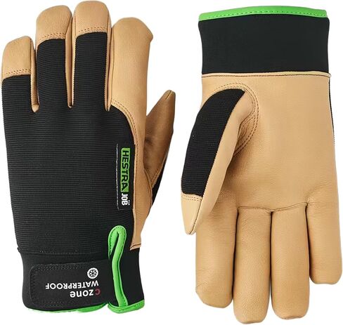 Kobolt CZone Winter Flex Breathable Weather-Resistant Insulated Goatskin Glove | Waterproof 5-Finger Durable Glove for Snow, Wet, and Cold Weather Jobs and Projects in Saudi Arabia