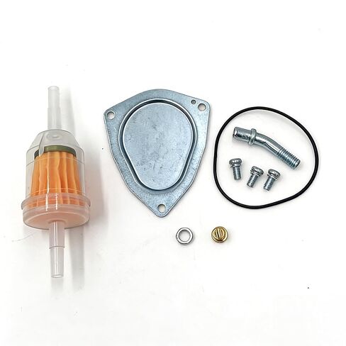 Carb Throttle Cable Nut Cover Screw Guide Carburetor Side Cover Plate Gasket Kit for Yamaha Raptor 700 700R, Includes Throttle Guide and Screws in Saudi Arabia