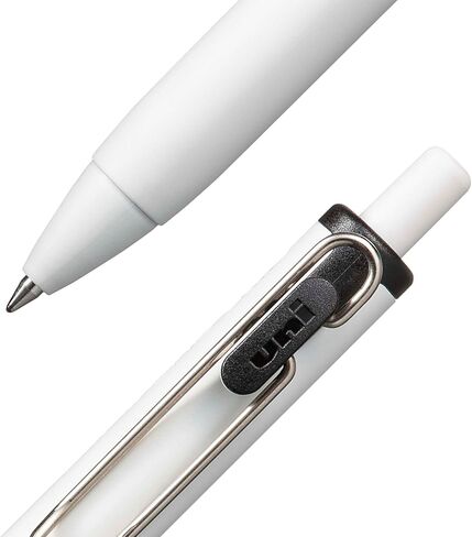 Uniball One Retractable & Refillable Gel Pen, 0.7mm Medium Tip, Black Ink, 8 Pens in Kuwait